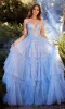 Long Ruffled Prom Ball Gown: Andrea and Leo A1247 sold by PromGirl
