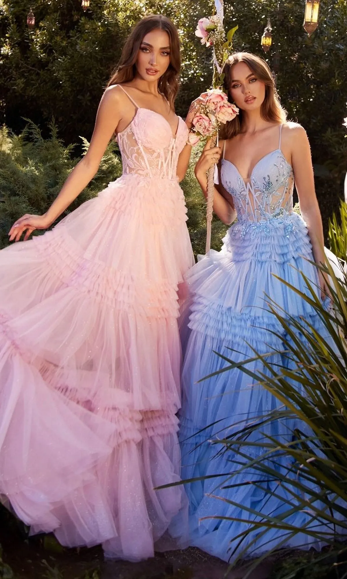 Long Ruffled Prom Ball Gown: Andrea and Leo A1247 sold by PromGirl