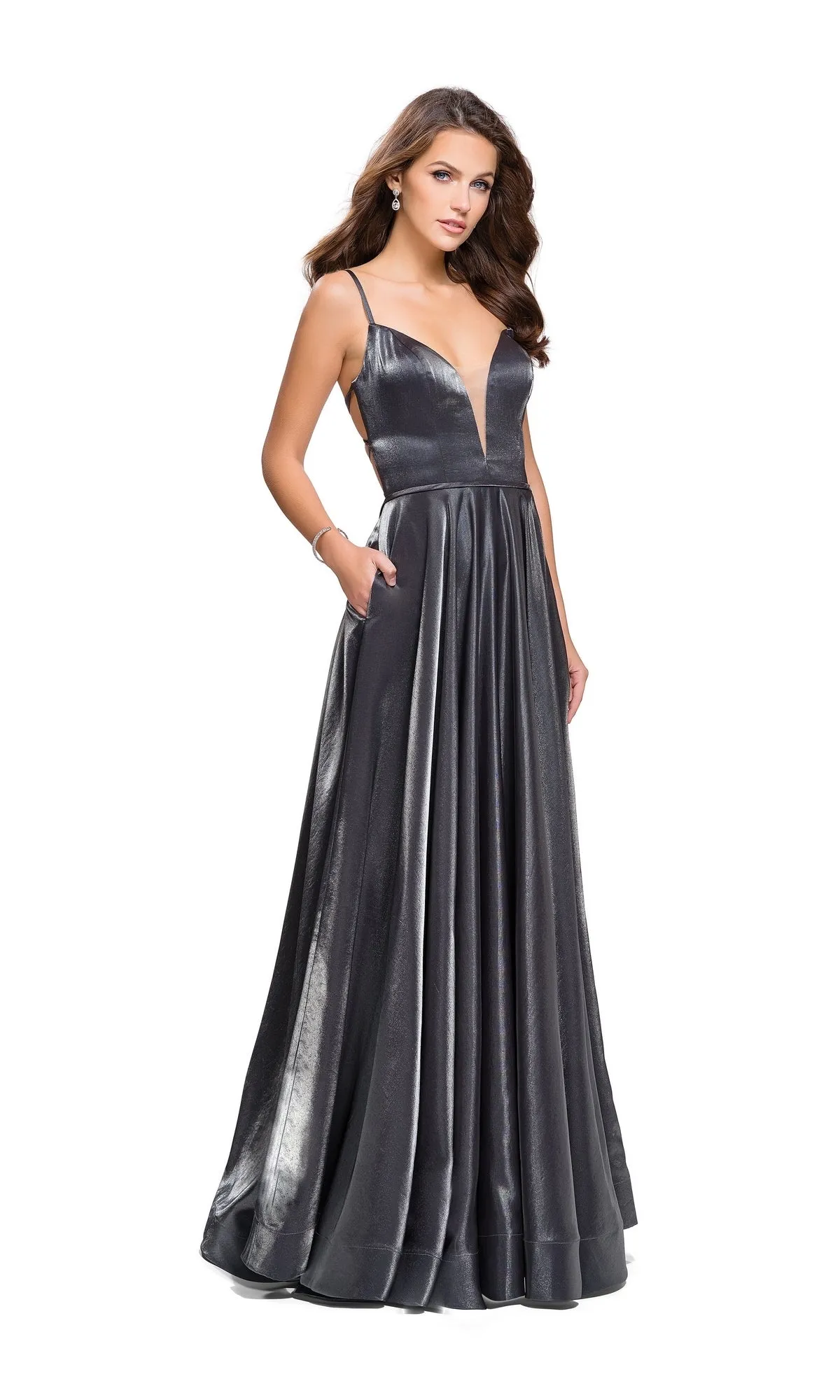 La Femme 25670 Long Prom Dress sold by PromGirl product image thumbnail 3