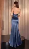 High-Neck Long Halter Formal Dress: Ladivine CH031 sold by PromGirl