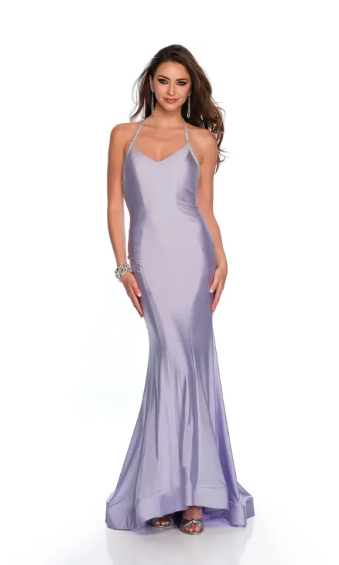 Dave and Johnny Long Lilac Purple Prom Dress 11193 sold by PromGirl