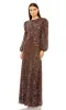 Modest Long Beaded Formal Dress: Mac Duggal 93902 sold by PromGirl