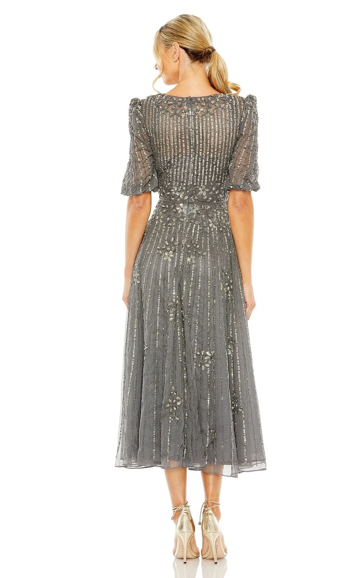 Knee Length Wedding Guest Dress 5995 by Mac Duggal sold by PromGirl product image thumbnail 2