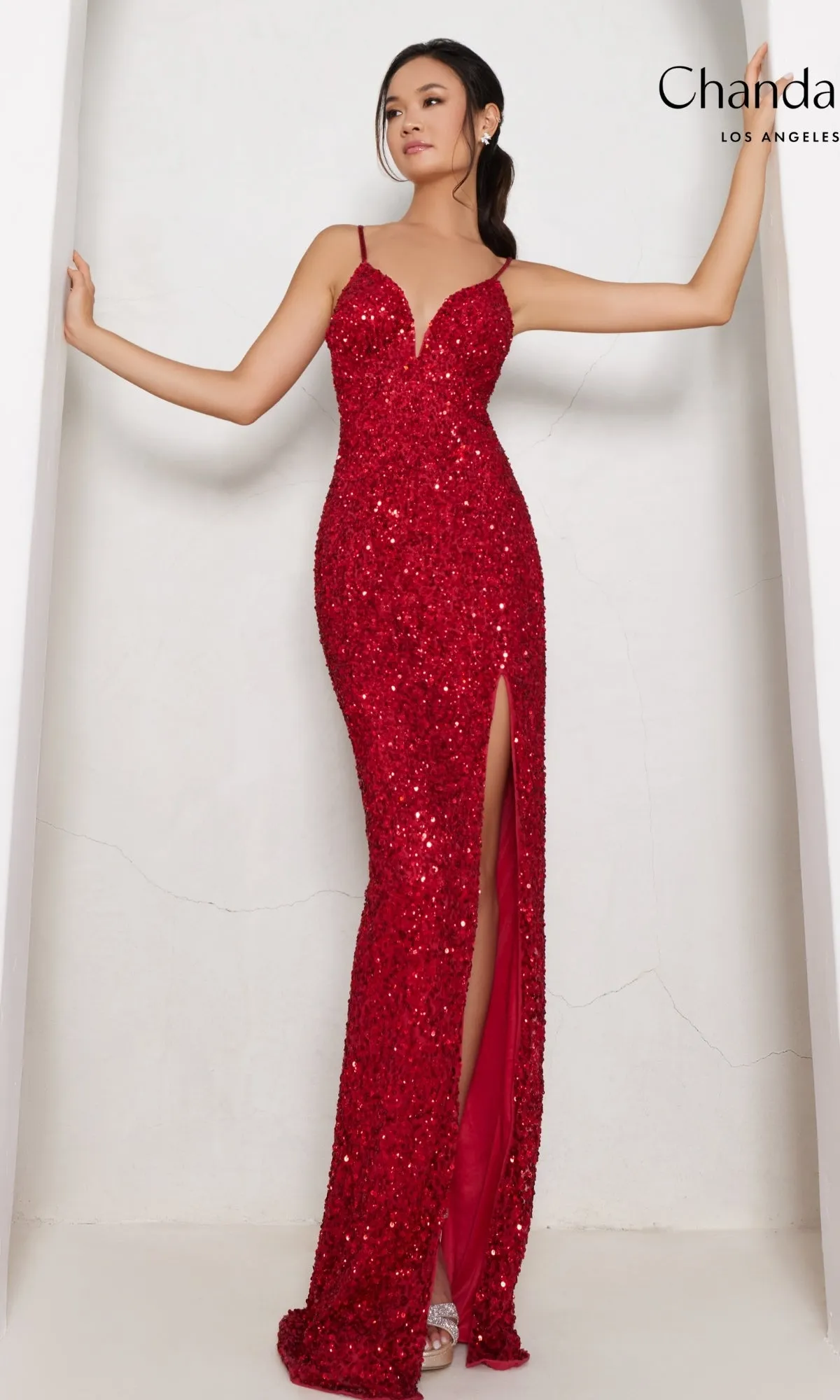 Long Prom Dress 30161 by Chandalier sold by PromGirl product image thumbnail 4
