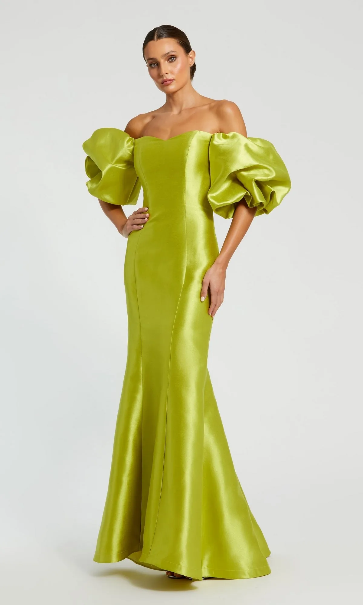 Off-the-Shoulder Long Gala Gown: Mac Duggal 50677 sold by PromGirl product image thumbnail 3