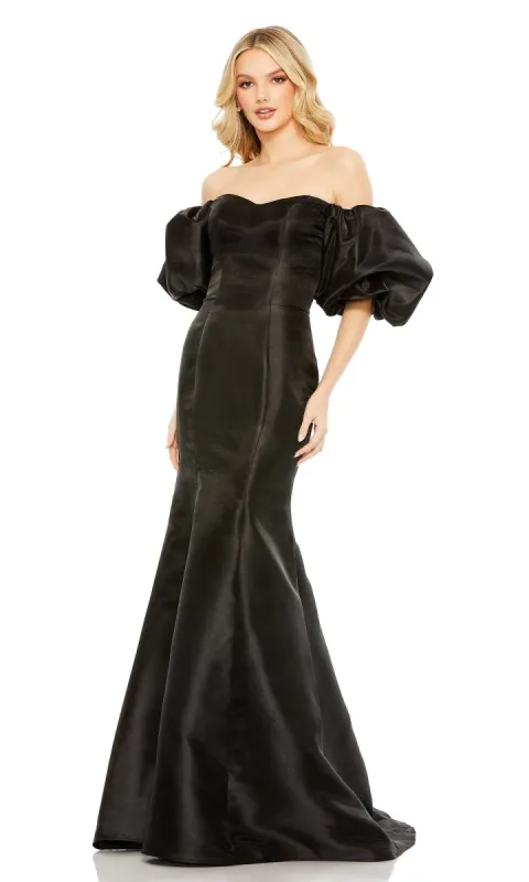 Off-the-Shoulder Long Gala Gown: Mac Duggal 50677 sold by PromGirl
