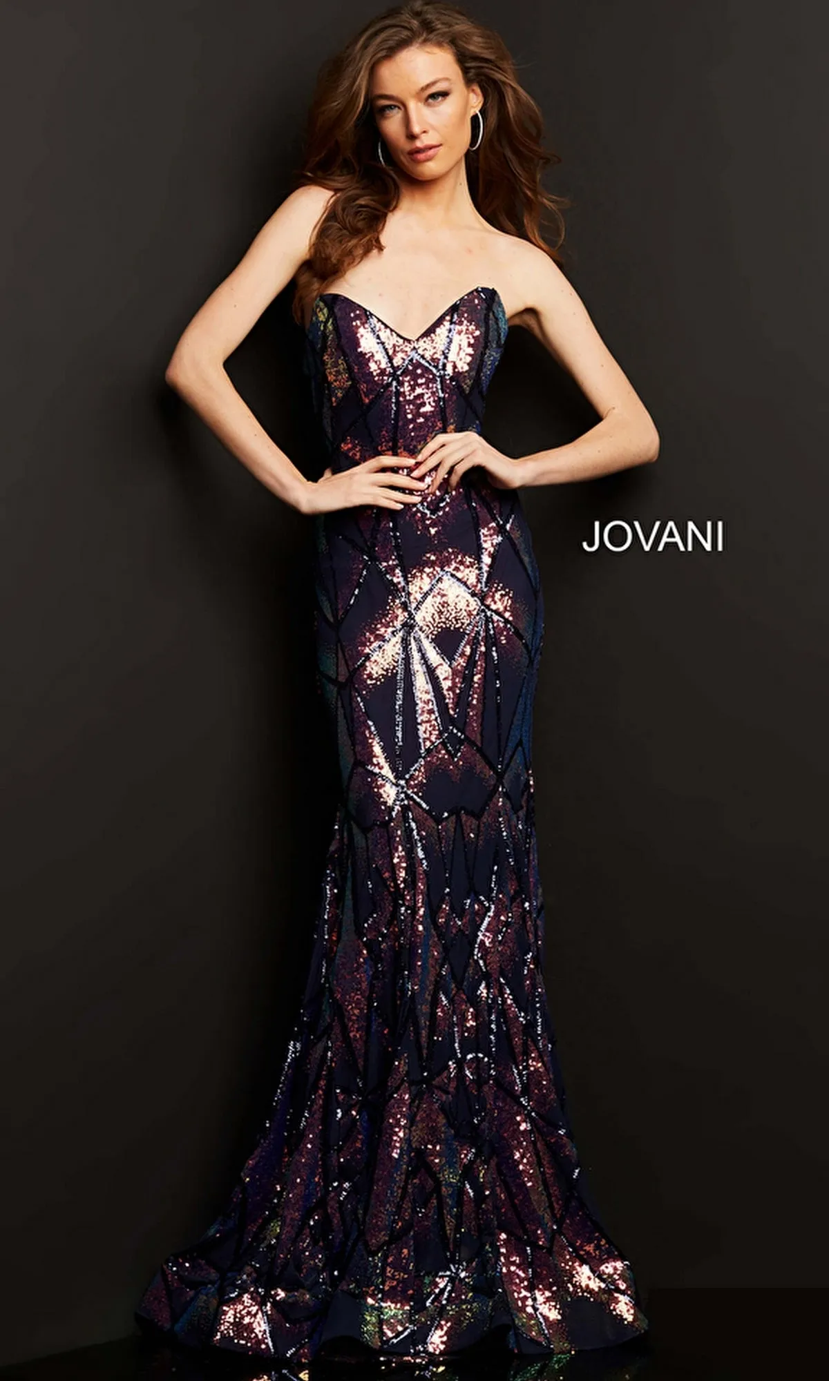 Long Prom Dress by Jovani 05100 sold by PromGirl product image thumbnail 3