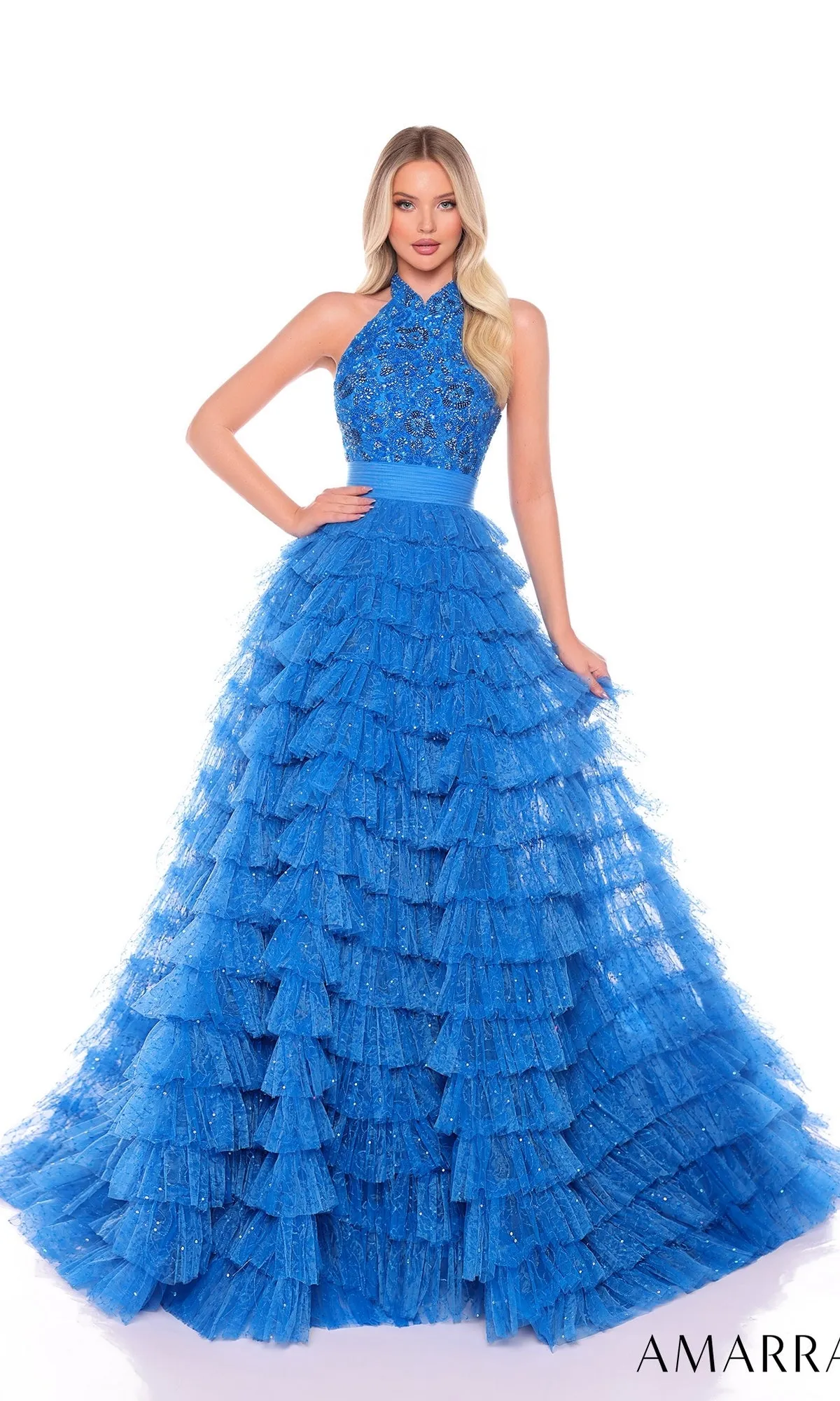 Long Formal Dress 88102 by Amarra sold by PromGirl product image thumbnail 5