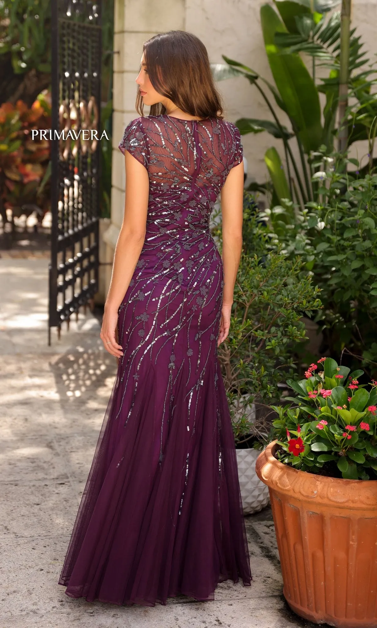 Long Prom Dress 13114 by Primavera sold by PromGirl product image thumbnail 4