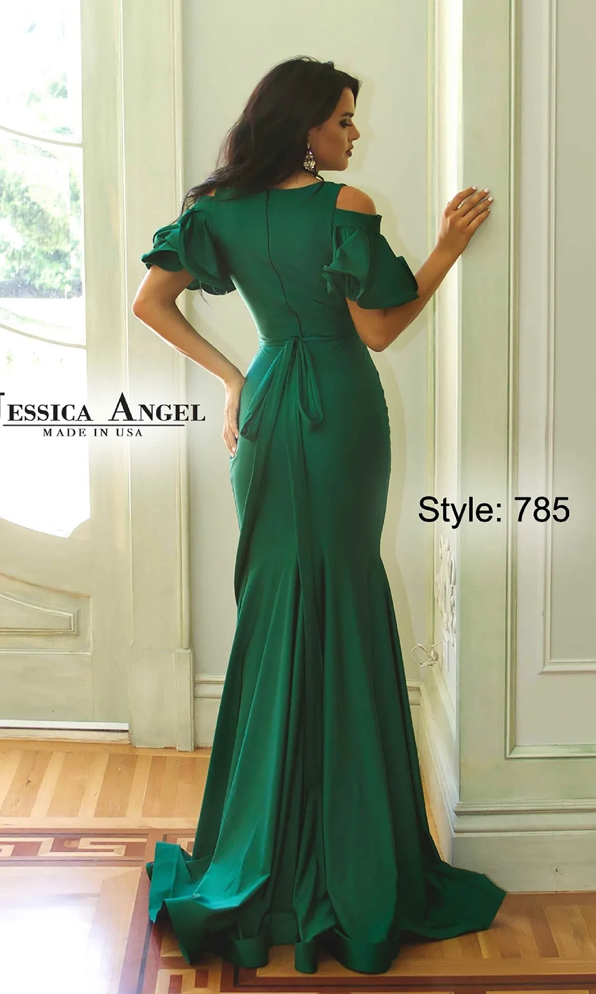 Cold-Shoulder Long Prom Dress: Jessica Angel 785 sold by PromGirl product image thumbnail 2