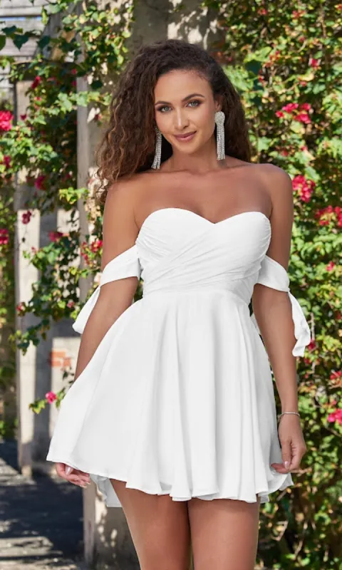 Velvi Off-the-Shoulder Mini Party Dress Sophie sold by PromGirl