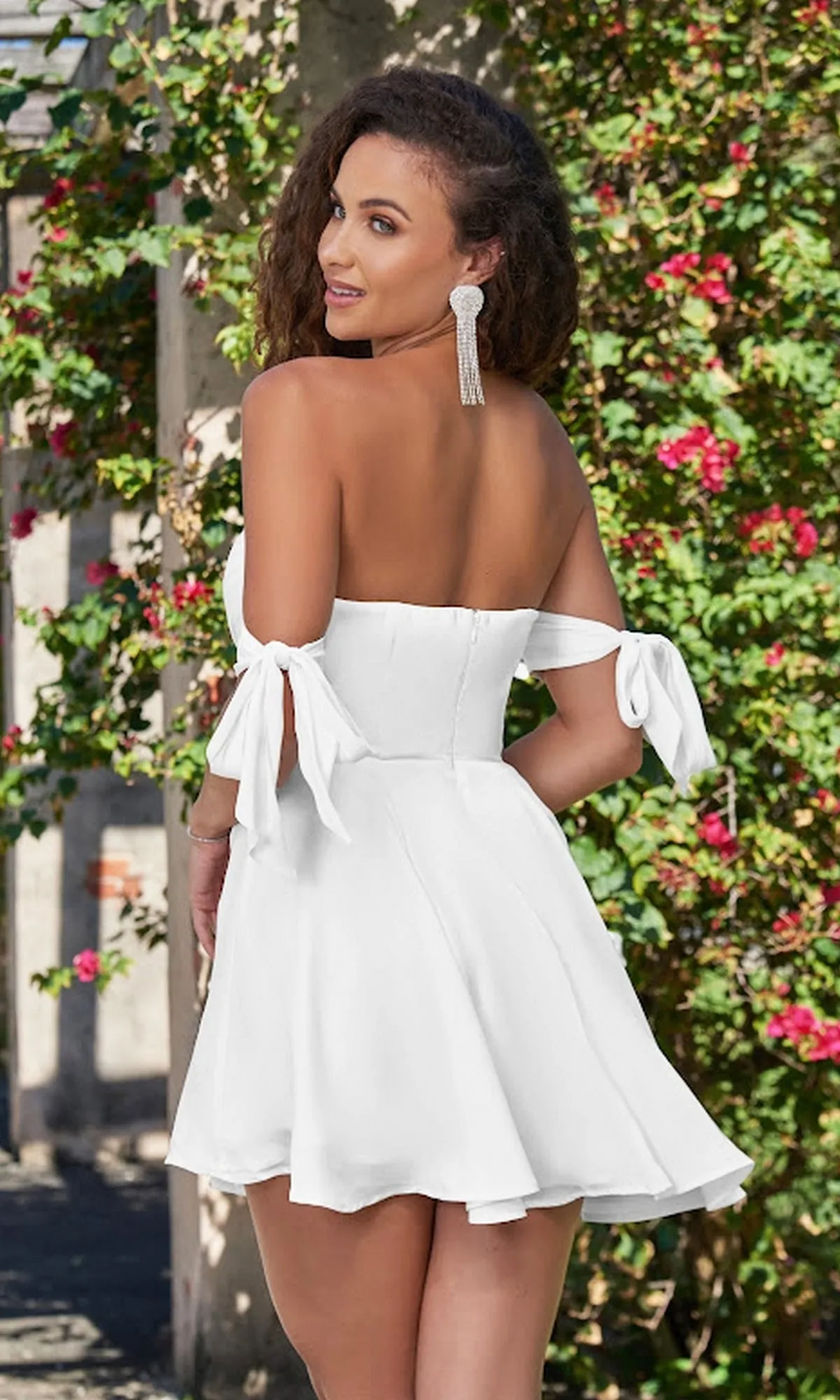 Velvi Off-the-Shoulder Mini Party Dress Sophie sold by PromGirl product image thumbnail 2