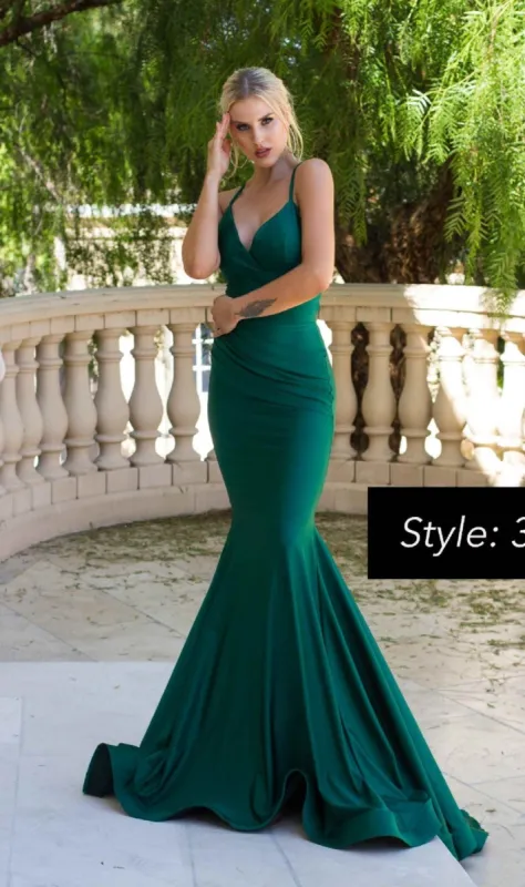 Strappy Long Mermaid Prom Dress: Jessica Angel 338 sold by PromGirl