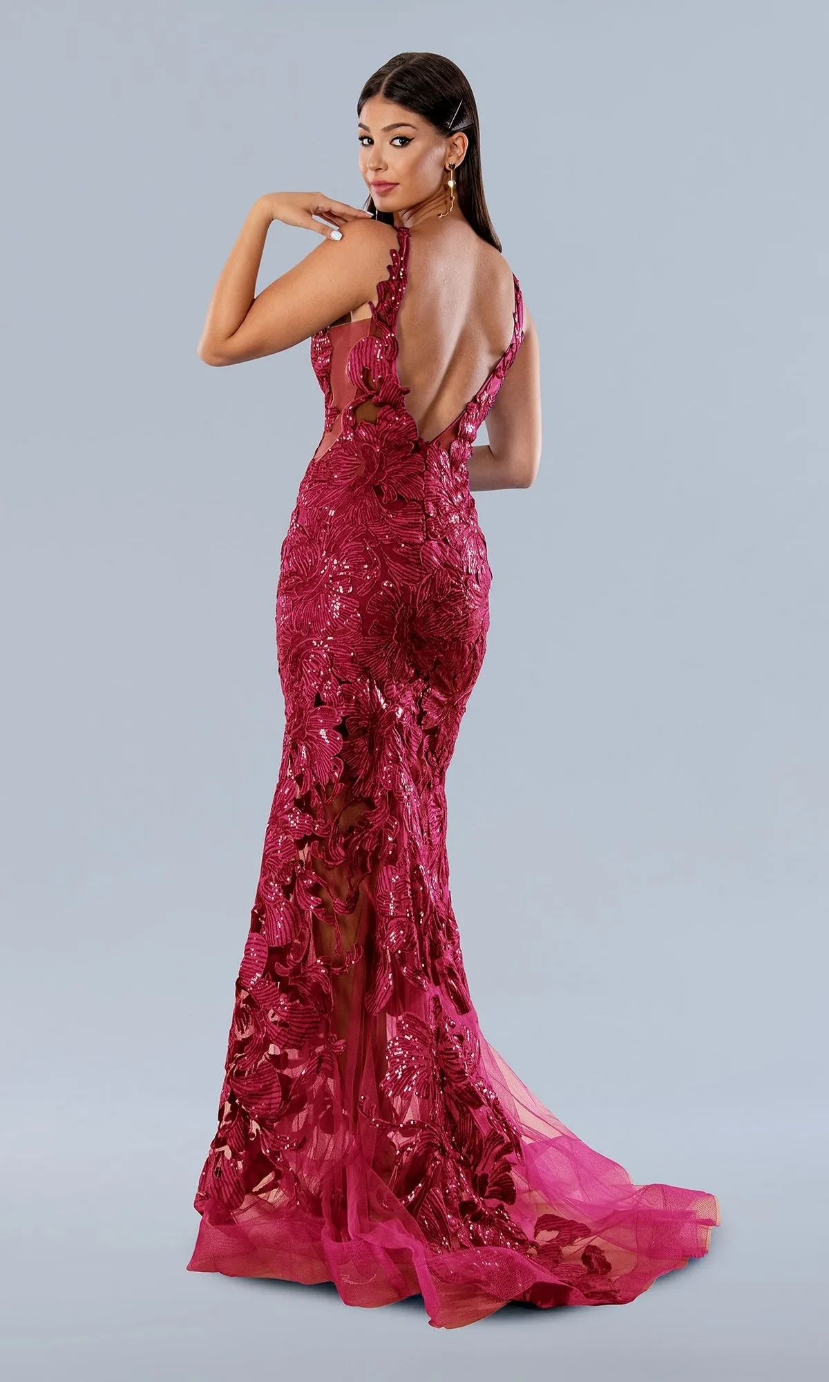 Long Prom Dress 24244 by Stella Couture sold by PromGirl product image thumbnail 2