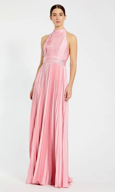 Long Pleated A-Line Formal Dress: Mac Duggal 26992 sold by PromGirl