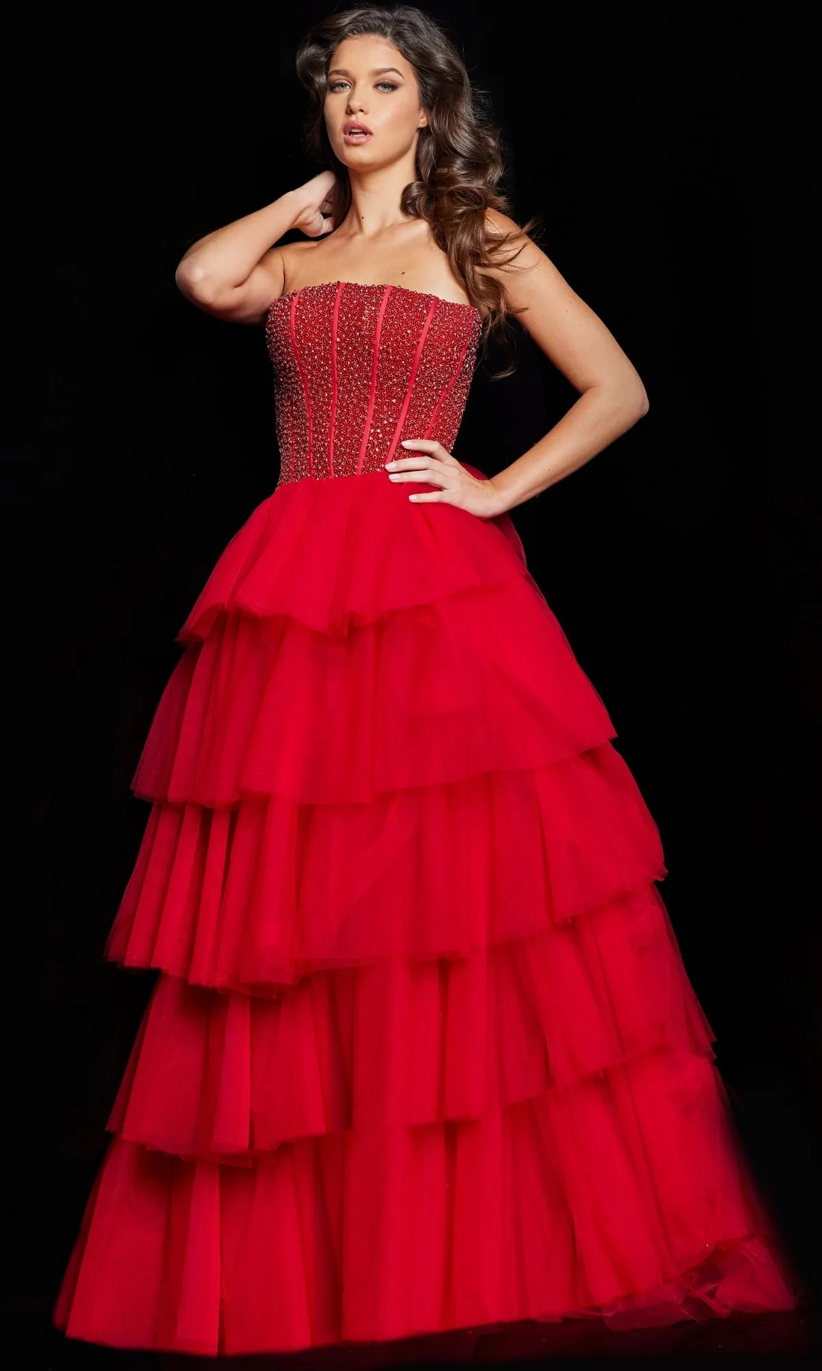 Long Prom Dress 37210 by Jovani sold by PromGirl product image thumbnail 3