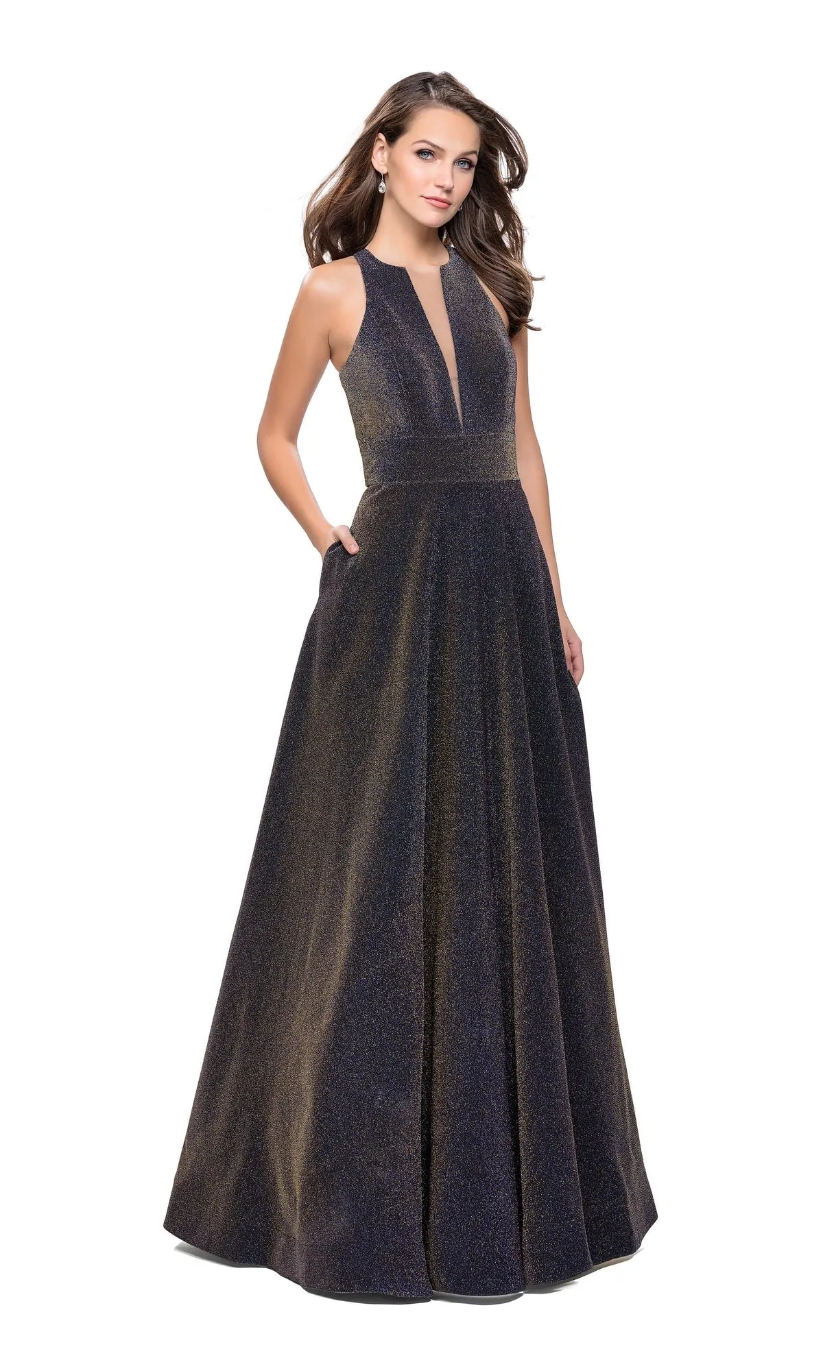 La Femme 26073 Long Prom Dress sold by PromGirl