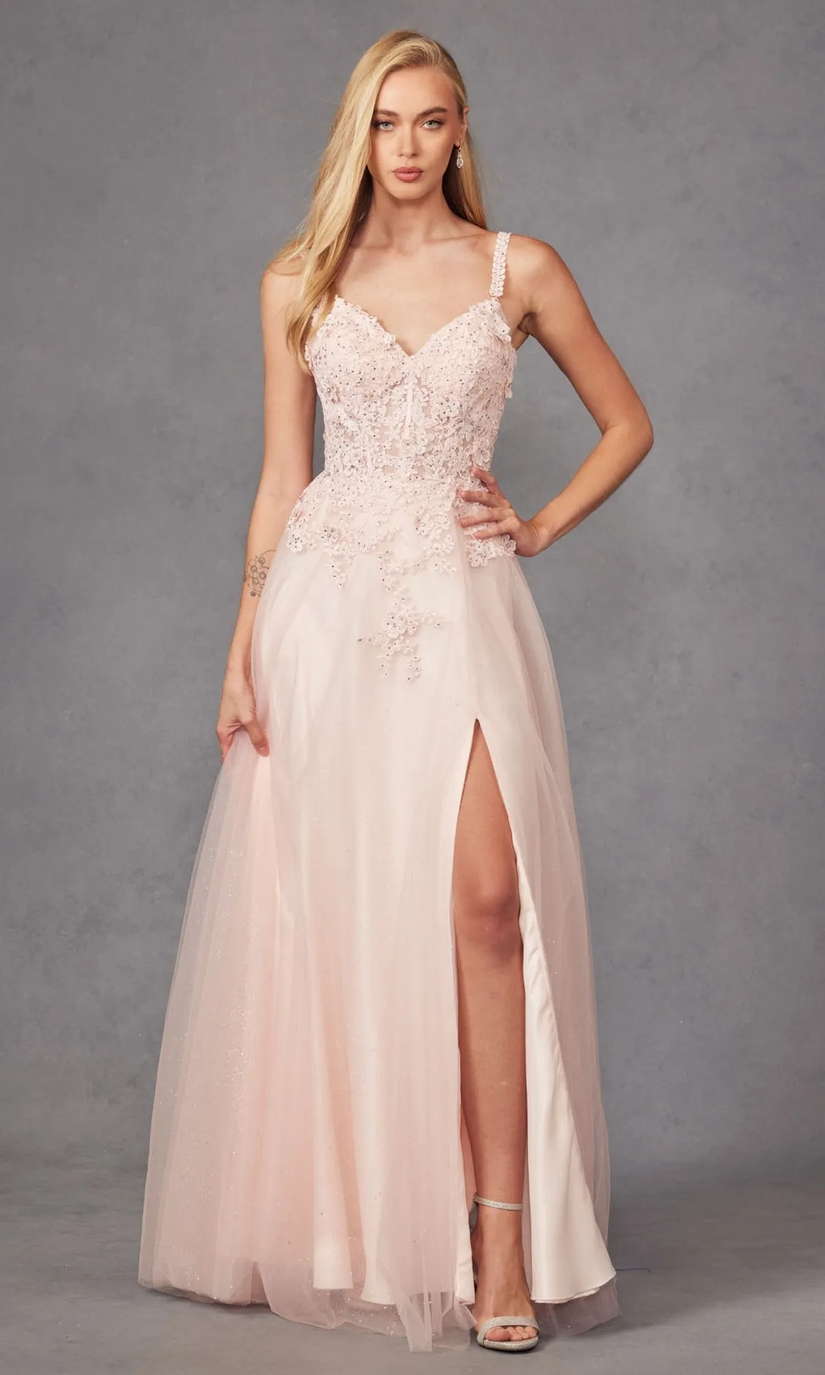 Long Prom Dress 283 by Juliet sold by PromGirl product image thumbnail 4