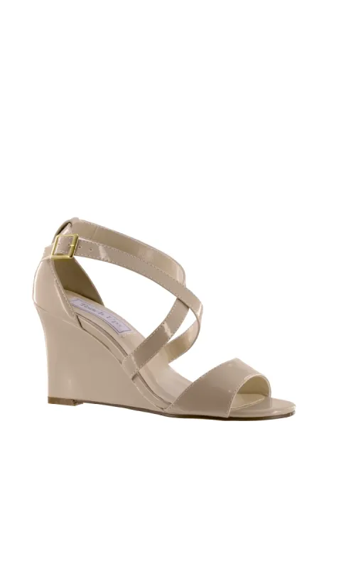 Jenna Nude Wedge Prom Shoes: Touch Ups 4179 sold by PromGirl