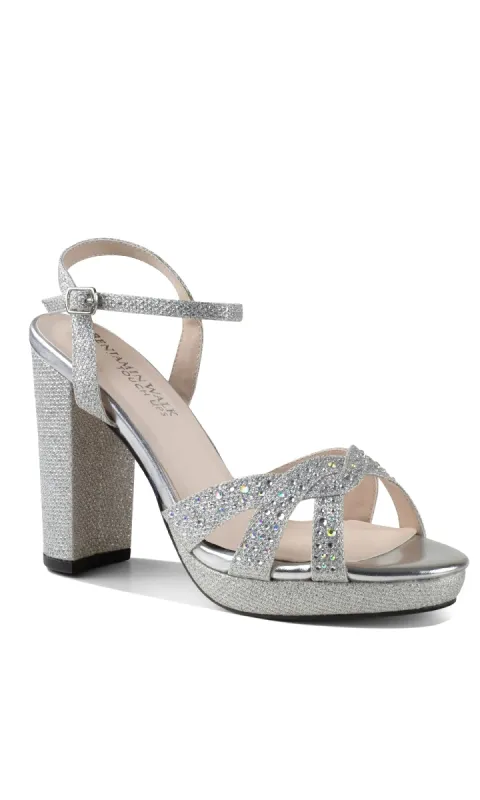 Ava Silver Prom Shoes: Touch Ups 4633 sold by PromGirl