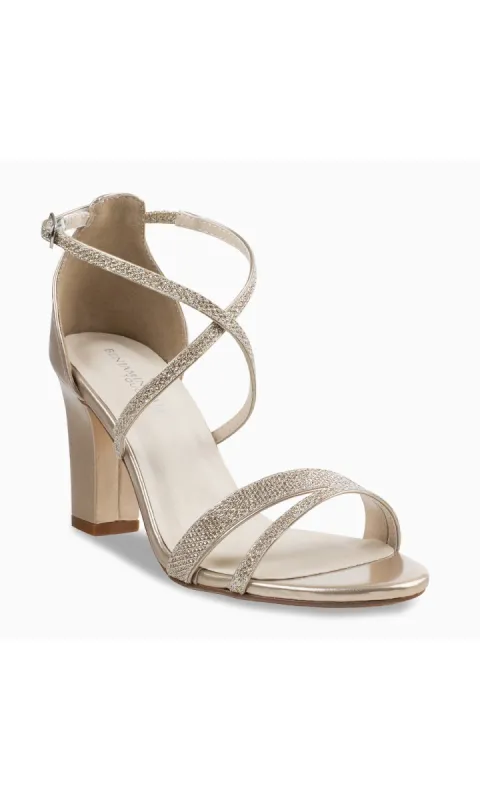 Daphne Champagne Prom Shoes: Touch Ups 4618 sold by PromGirl