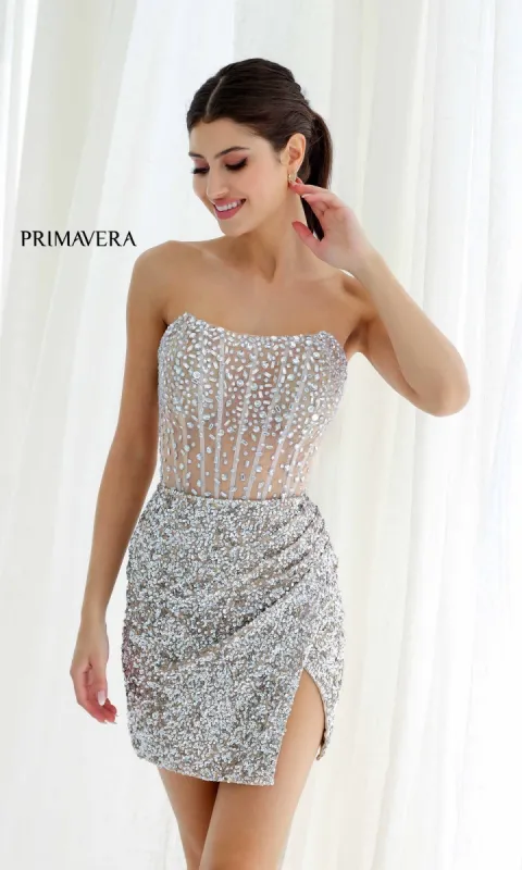 Short Homecoming Dress 4231 by Primavera sold by PromGirl