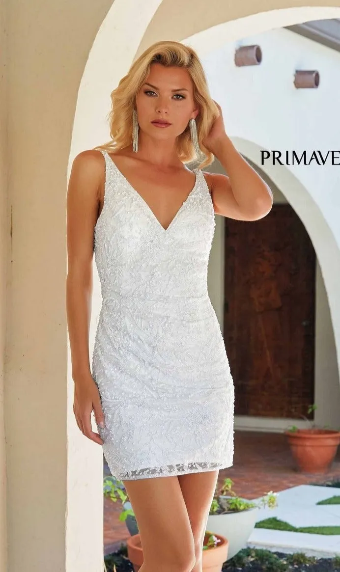 Short Homecoming Dress 4225 by Primavera sold by PromGirl product image thumbnail 4