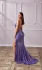 Strappy Long Sequin Prom Dress: Aerie Couture 261 sold by PromGirl