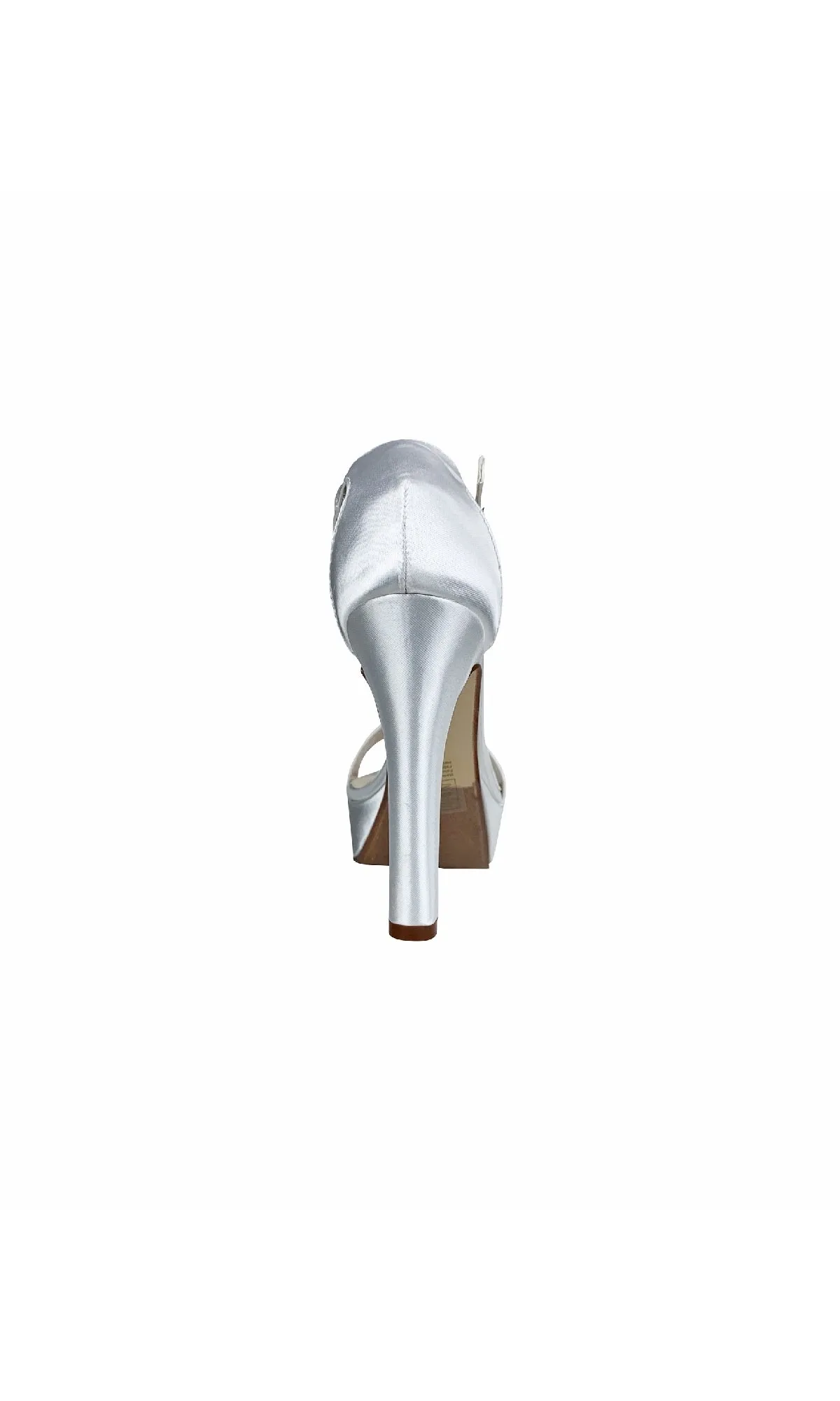 Mary White Satin Prom Dress Shoes: Dyeables 4432 sold by PromGirl product image thumbnail 4
