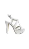 Queenie White Crepe Prom Shoes: Dyeables 4287 sold by PromGirl