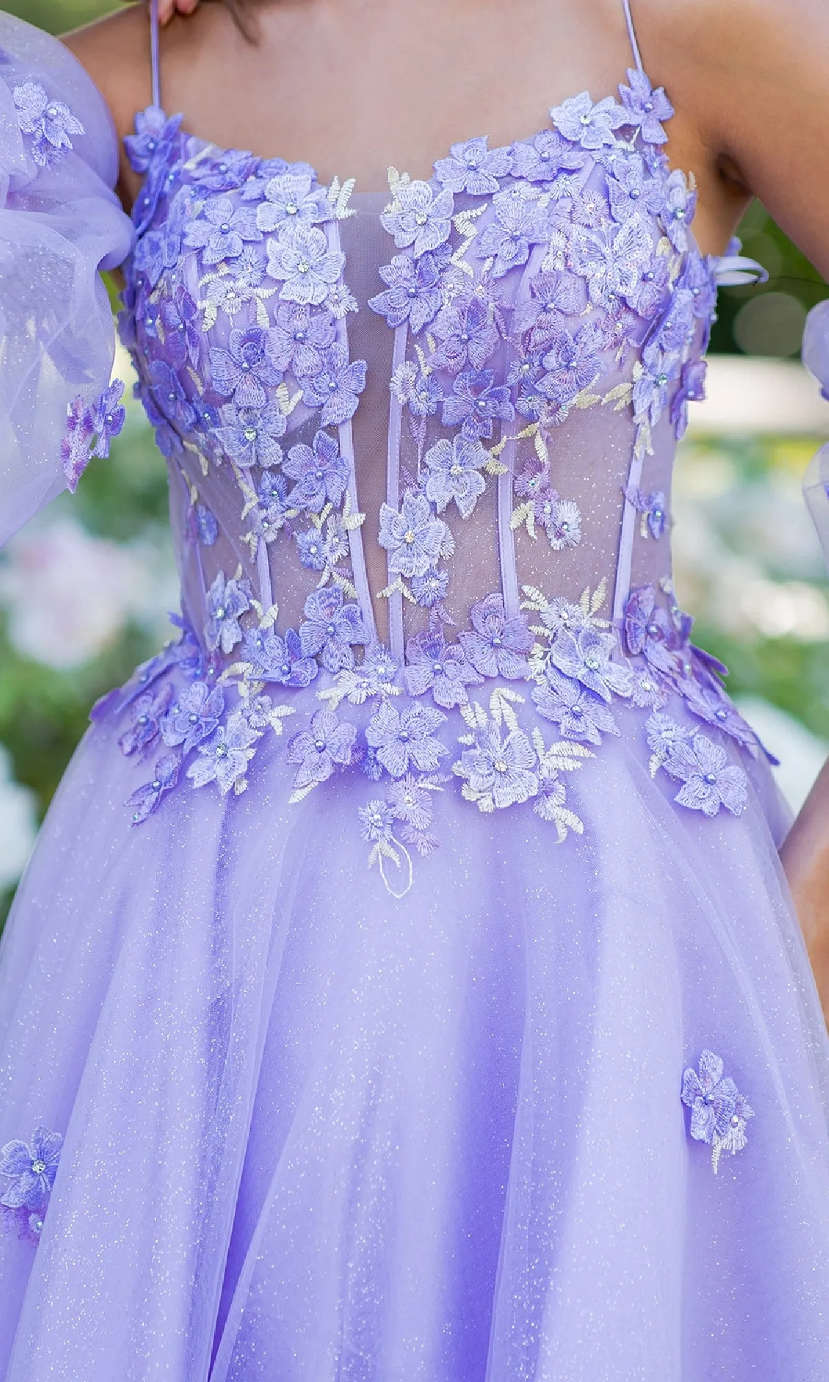 Purple Prom Ball Gown: Cinderella Couture 8130J sold by PromGirl product image thumbnail 5