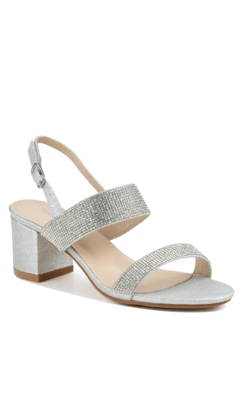 Ares Silver Glitter Prom Dress Shoes: Touch Ups 4653 sold by PromGirl