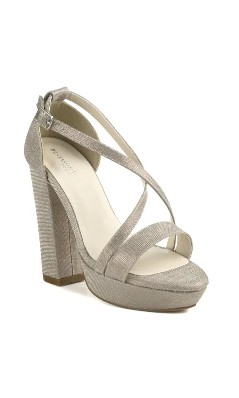 Chloe Champagne Shimmer Prom Shoes: Touch Ups 4648 sold by PromGirl