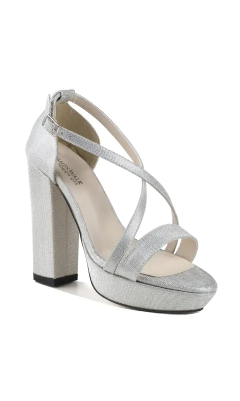 Chloe Silver Shimmer Prom Shoes: Touch Ups 4647 sold by PromGirl