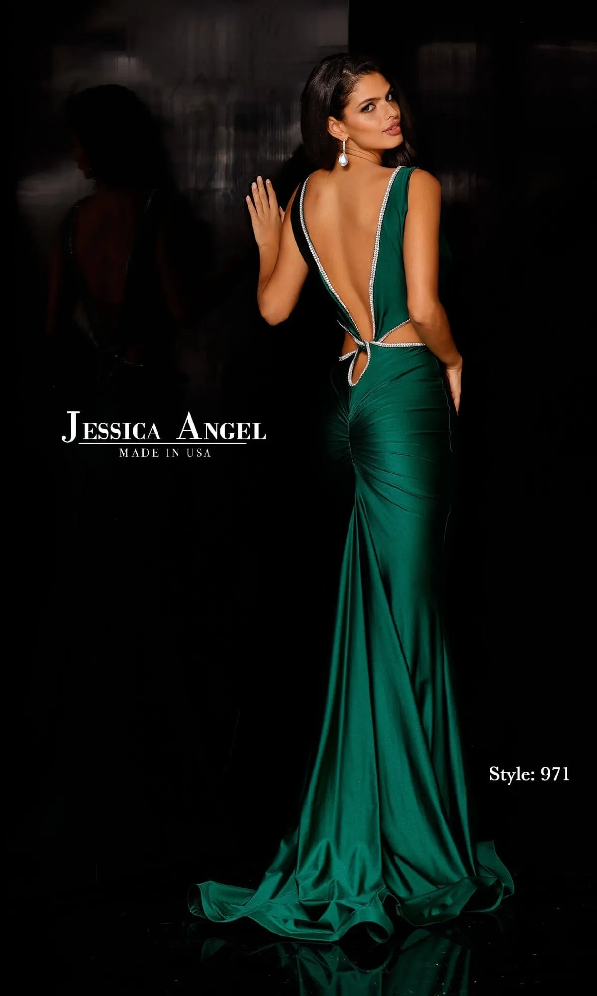 Sexy Cut-Out Long Formal Dress: Jessica Angel 971 sold by PromGirl product image thumbnail 2