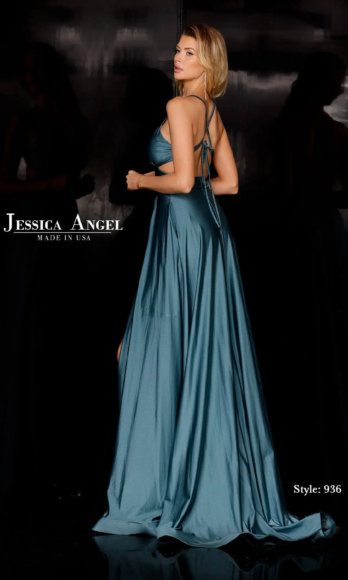 Double-Slit Long Prom Dress: Jessica Angel 936 sold by PromGirl product image thumbnail 2