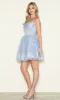 Short Sequin Ruffled Fit-and-Flare Hoco Dress 9546 sold by PromGirl