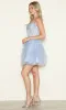 Short Sequin Ruffled Fit-and-Flare Hoco Dress 9546 sold by PromGirl
