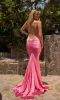 Tight Long V-Neck Prom Dress: Atria 7050H sold by PromGirl