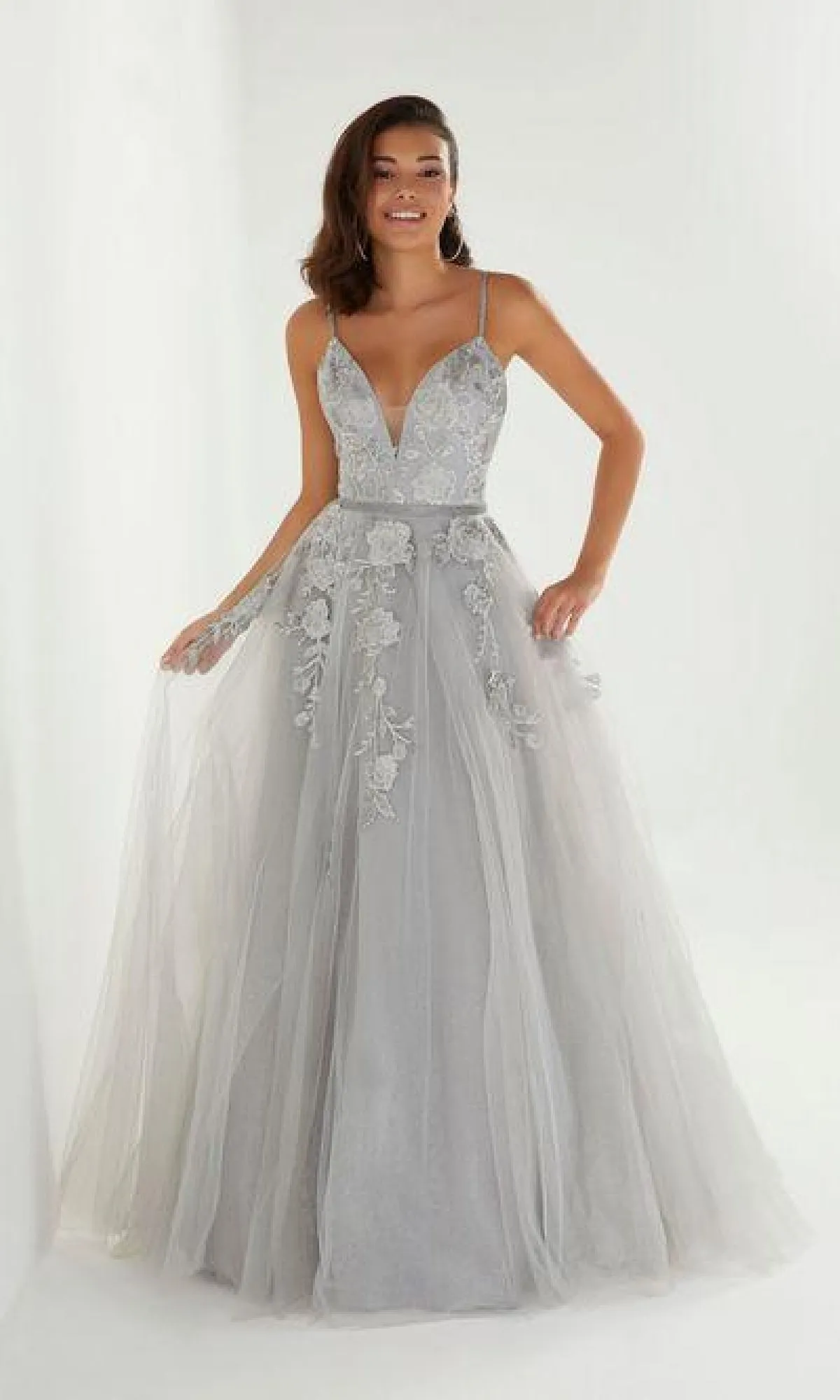 Embroidered Prom Ball Gown: Tiffany 46266 sold by PromGirl