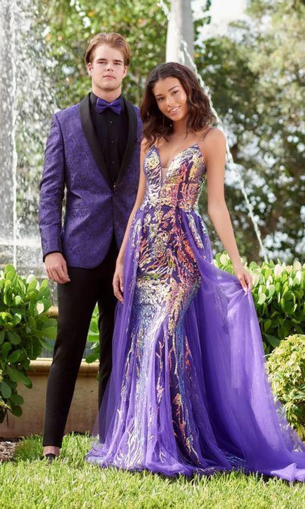 Long Sequin Prom Dress: Tiffany 16944 sold by PromGirl product image thumbnail 3