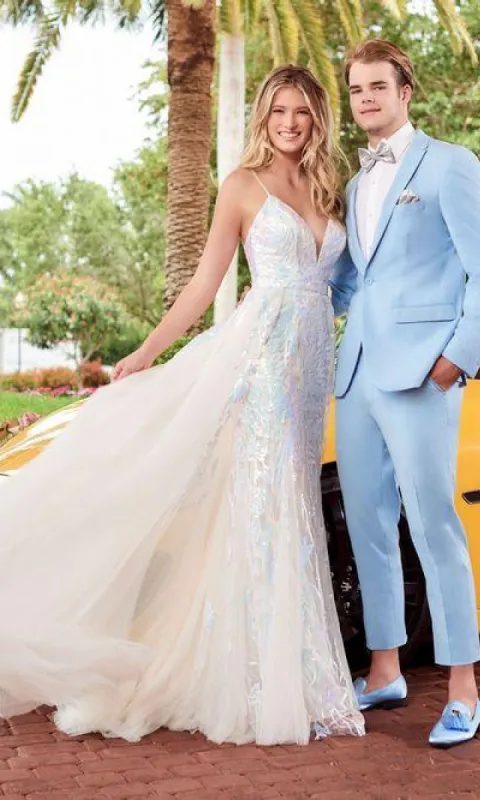 Long Sequin Prom Dress: Tiffany 16944 sold by PromGirl
