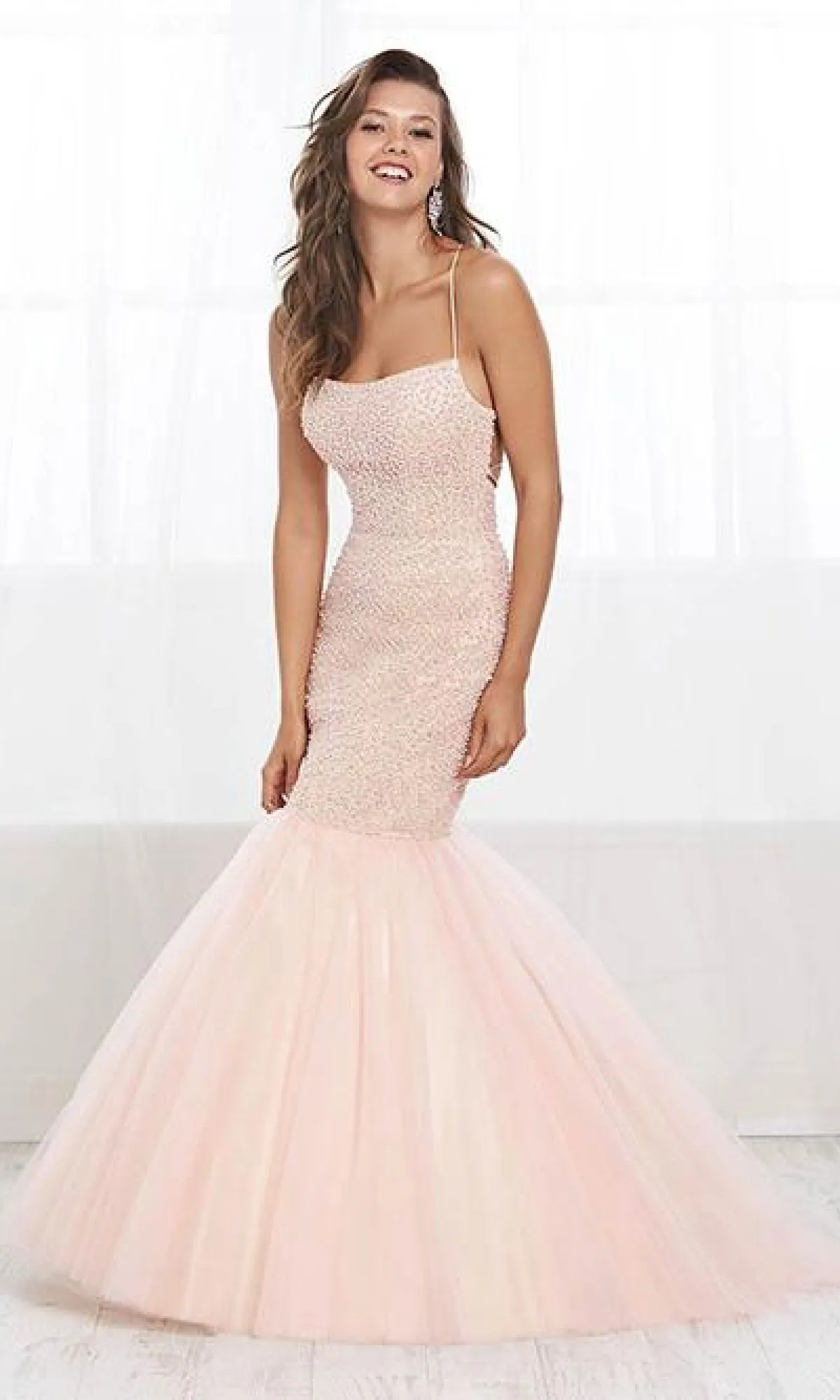 Sparkly Mermaid Prom Dress: Tiffany 16406 sold by PromGirl product image thumbnail 3