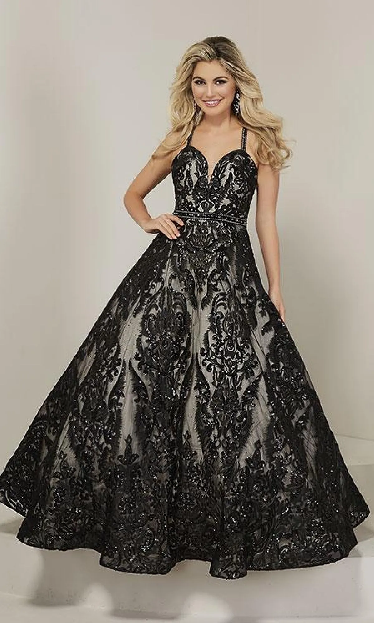 Long A-Line Formal Dress: Tiffany 16369 sold by PromGirl