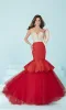 Strapless Mermaid Pageant Evening Gown sold by PromGirl