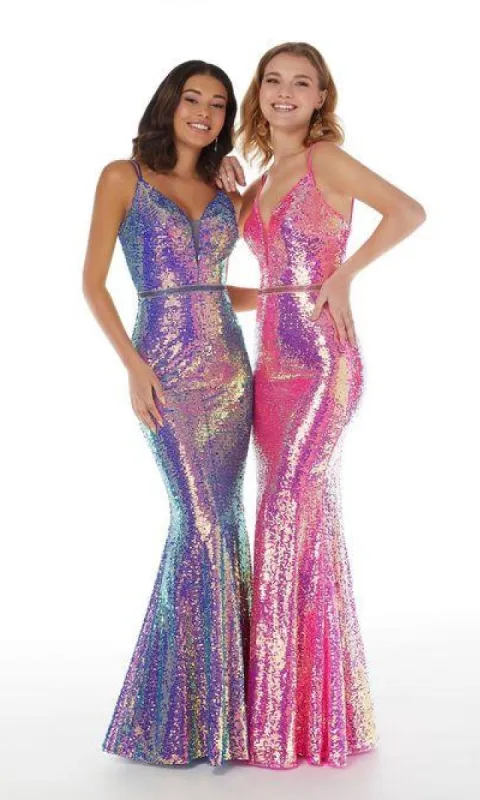 Long Sequin Prom Dress: Tiffany 12845 sold by PromGirl