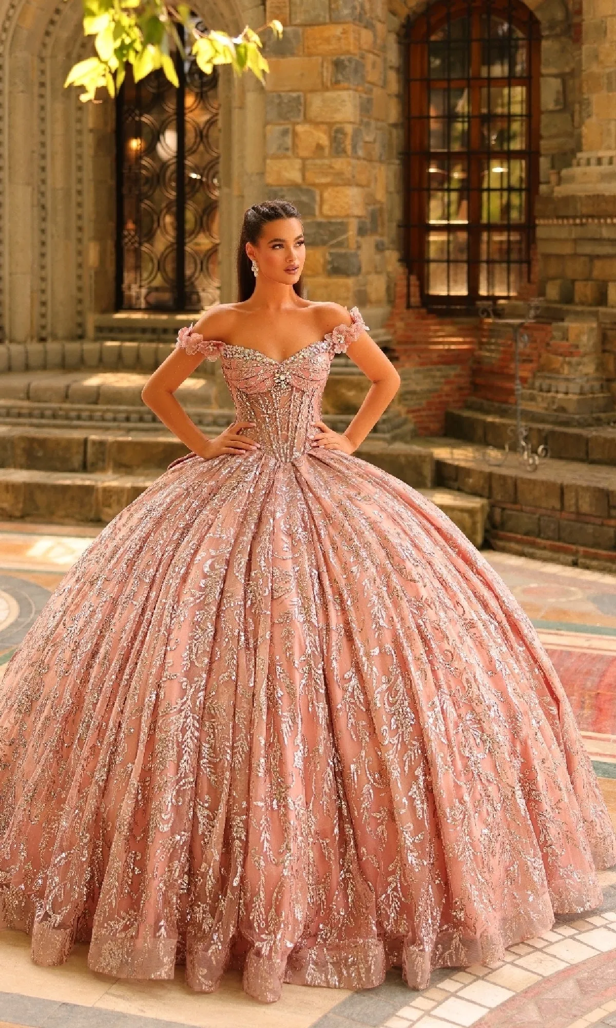 Corset Quinceanera Dress: Amarra 54237 sold by PromGirl product image thumbnail 3