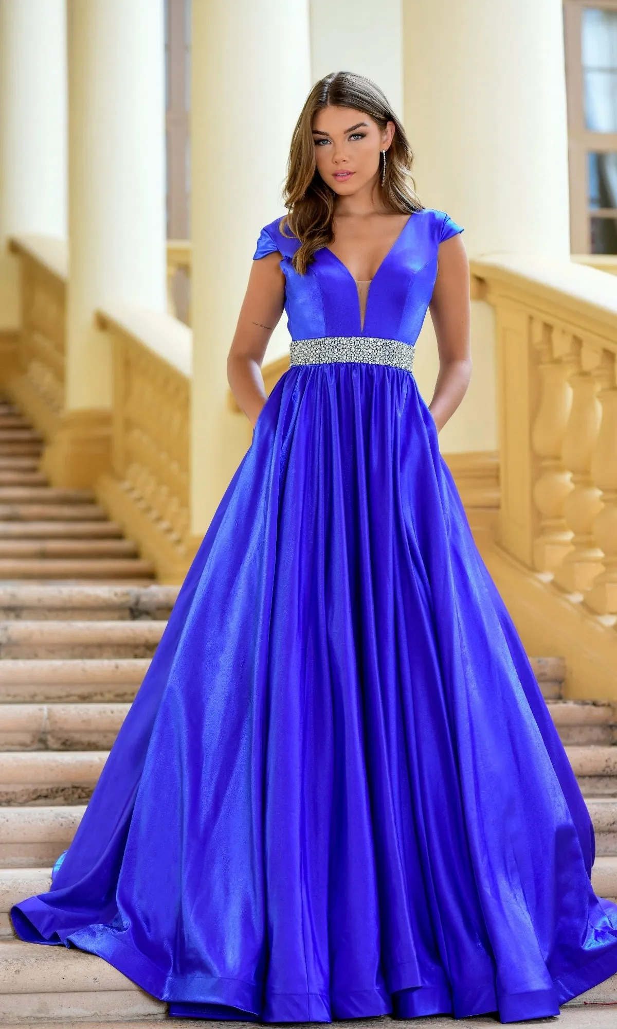 Long Formal Dress 28580 by Ava Presley sold by PromGirl product image thumbnail 3
