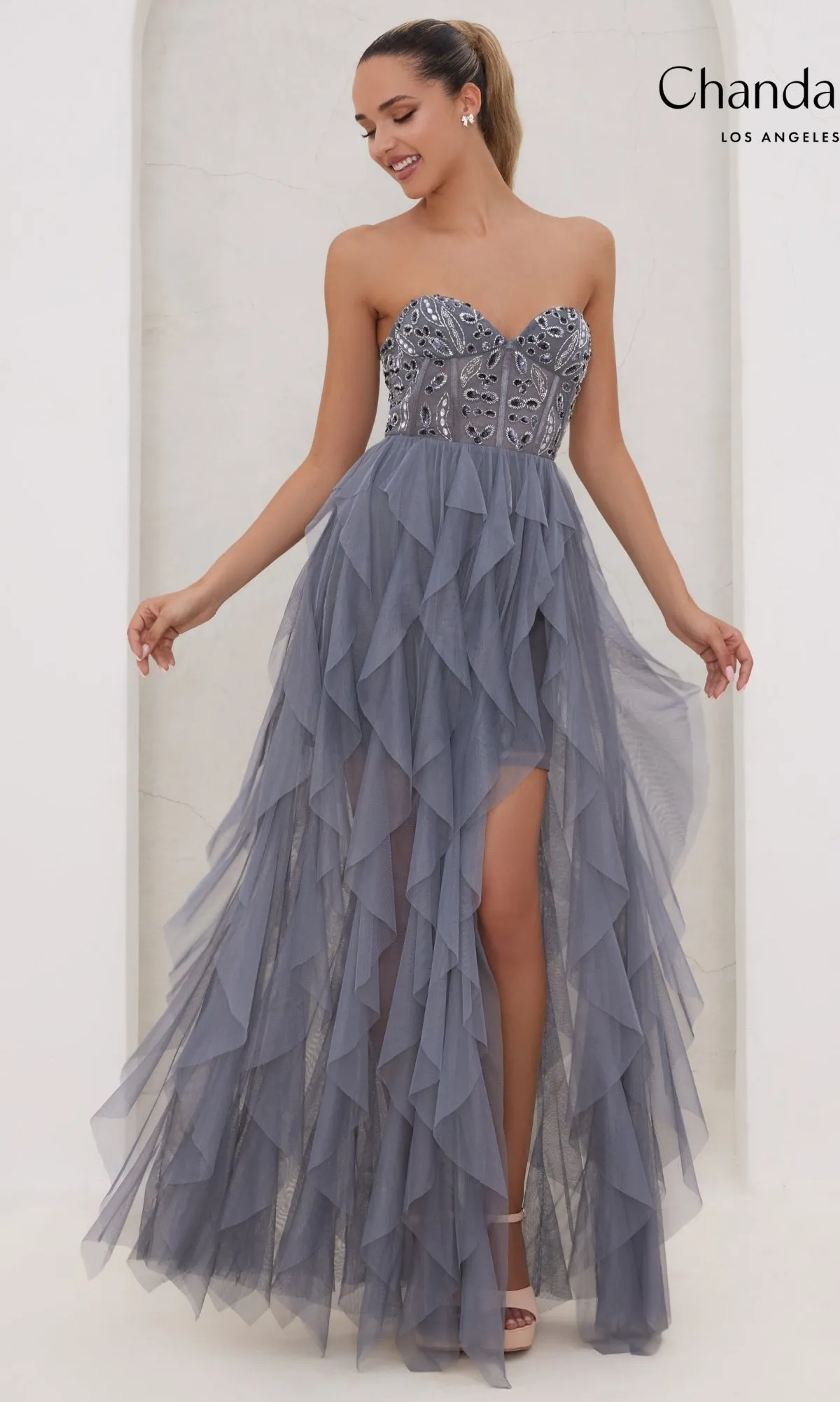 Long Prom Dress 30151 by Chandalier sold by PromGirl