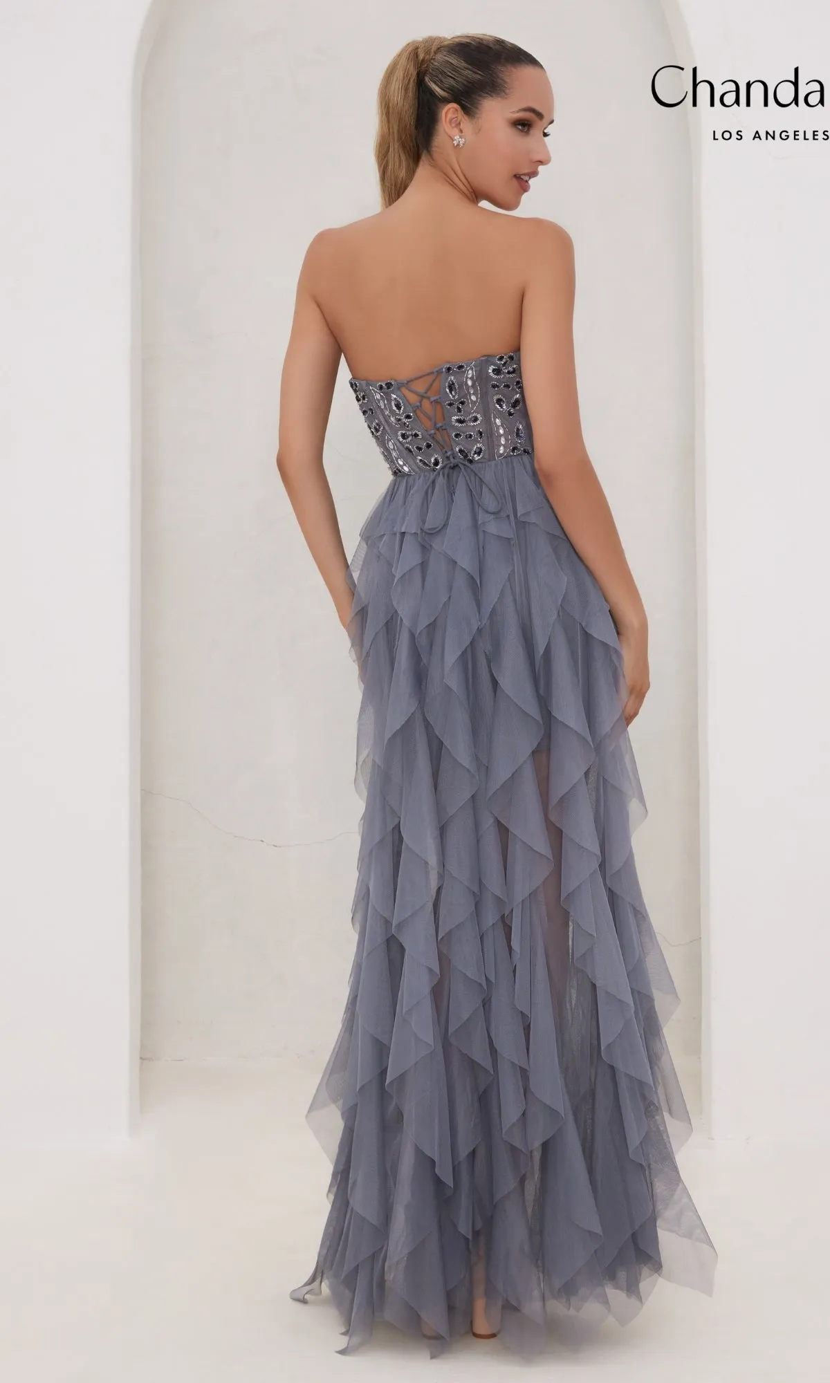 Long Prom Dress 30151 by Chandalier sold by PromGirl product image thumbnail 2